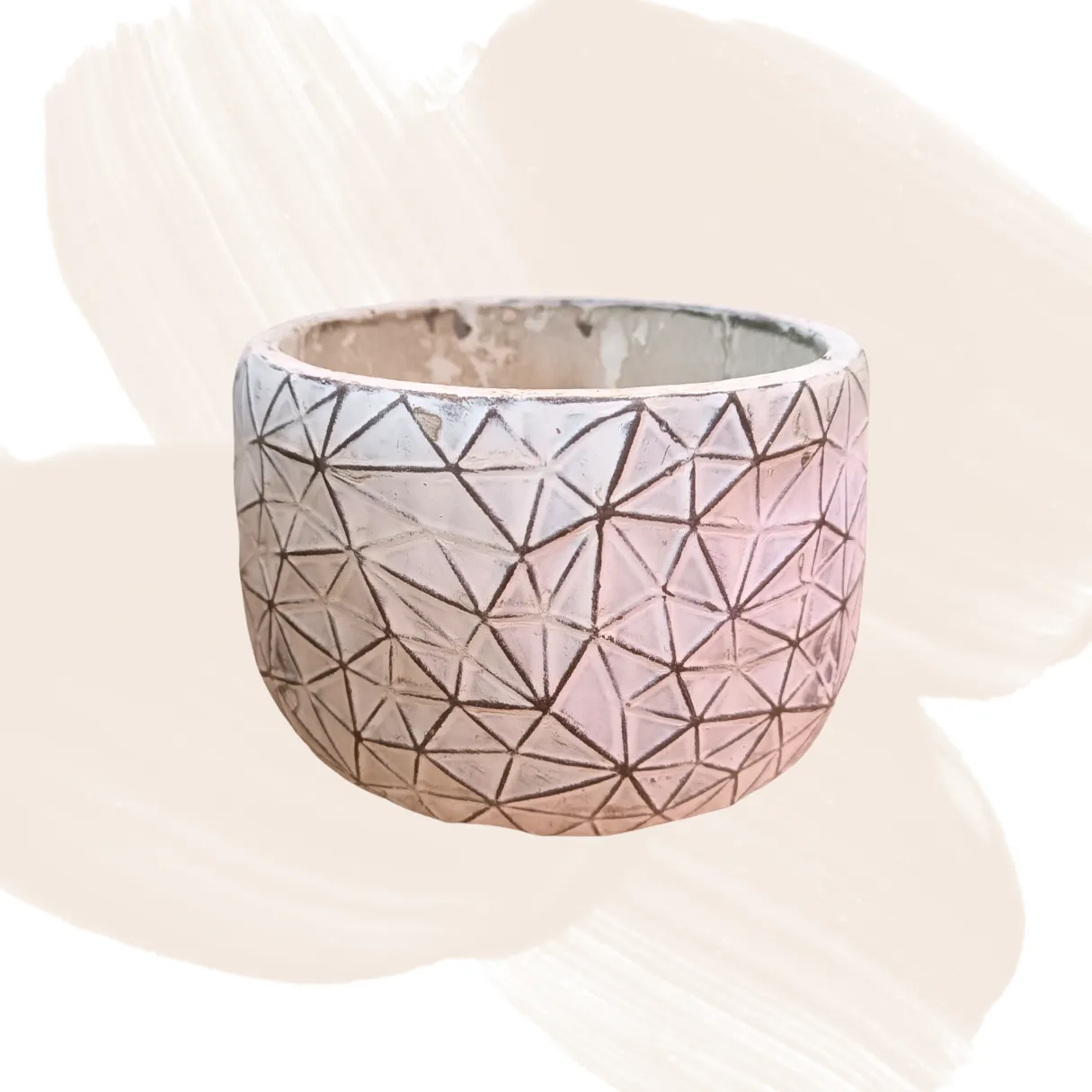 Vaso 18cm Triangoli