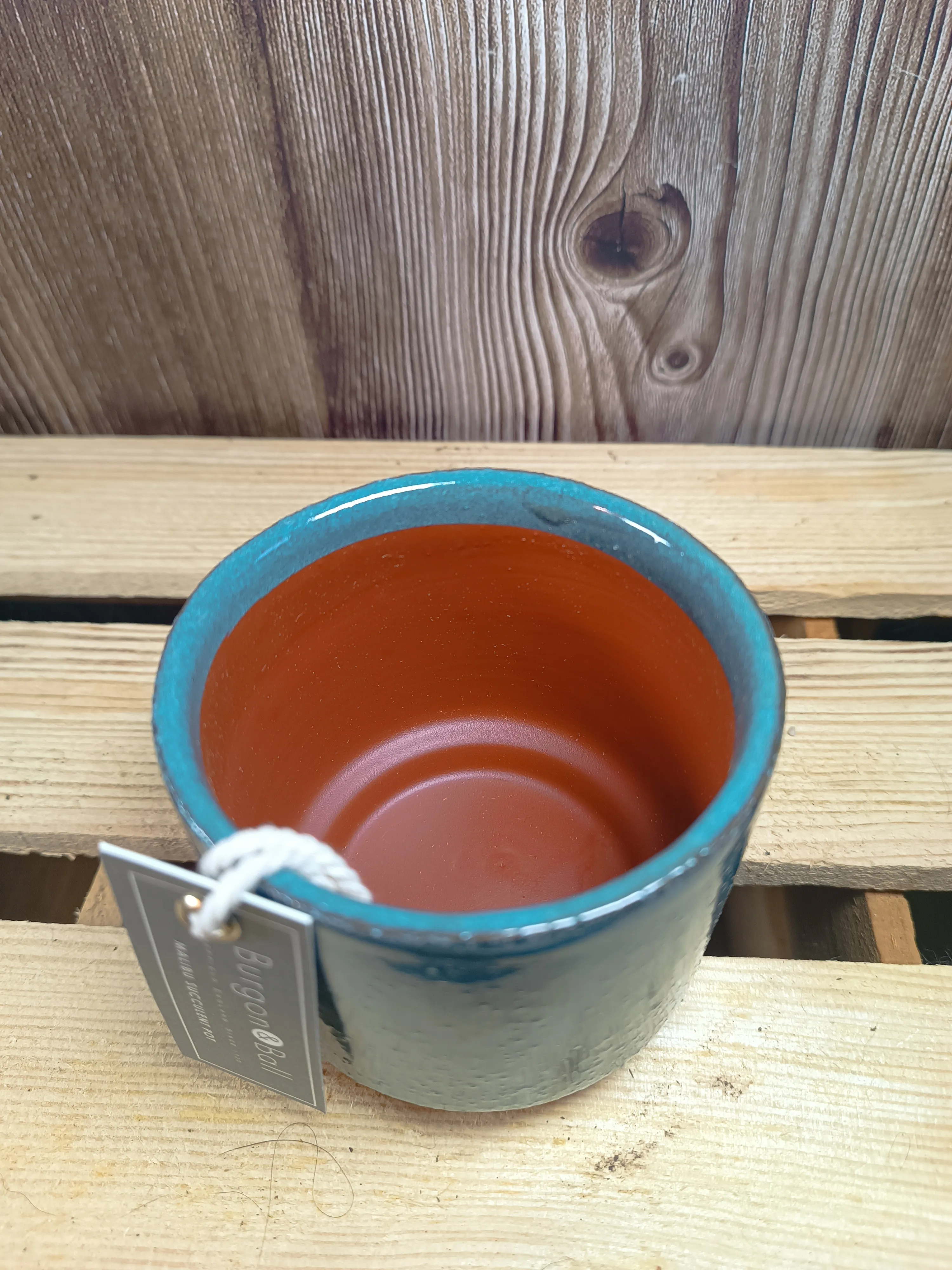 Vaso Burgon&Ball in terracotta smaltato 8cm